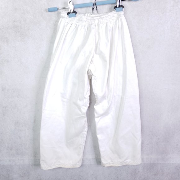 Gracie Jiu-Jitsu Youth Gi Pants, White, 17-22 Waist 19.5 Inseam MMA UFC Boys - Picture 2 of 9